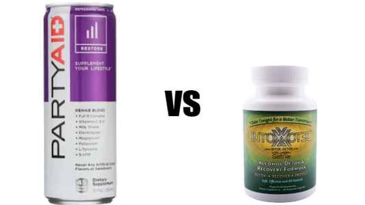 Party Aid vs. Intox-Detox - What's the Difference