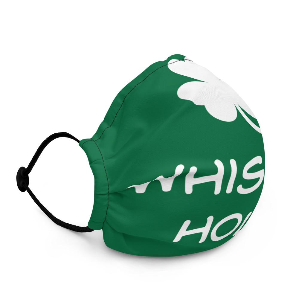 Irish Whiskey Hole Premium face mask
