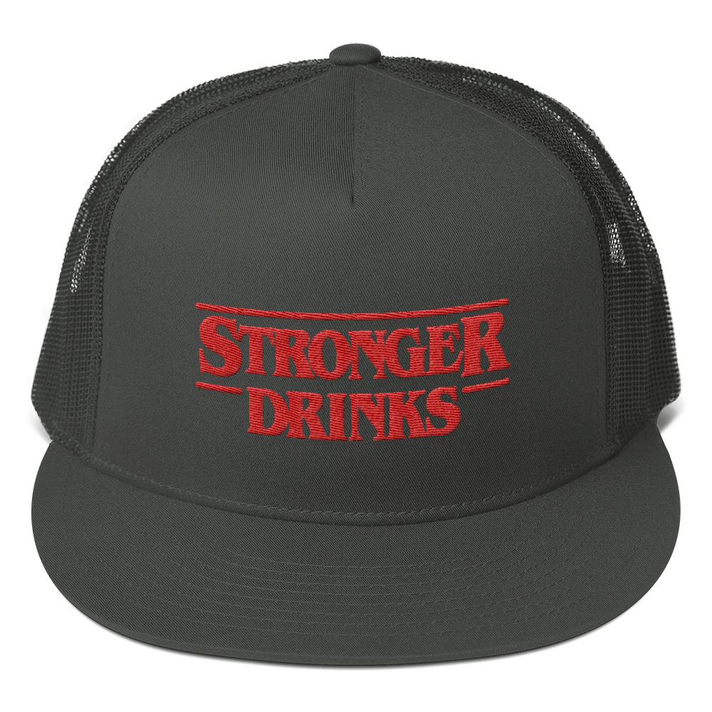 Stronger Drinks Mesh Back Snapback