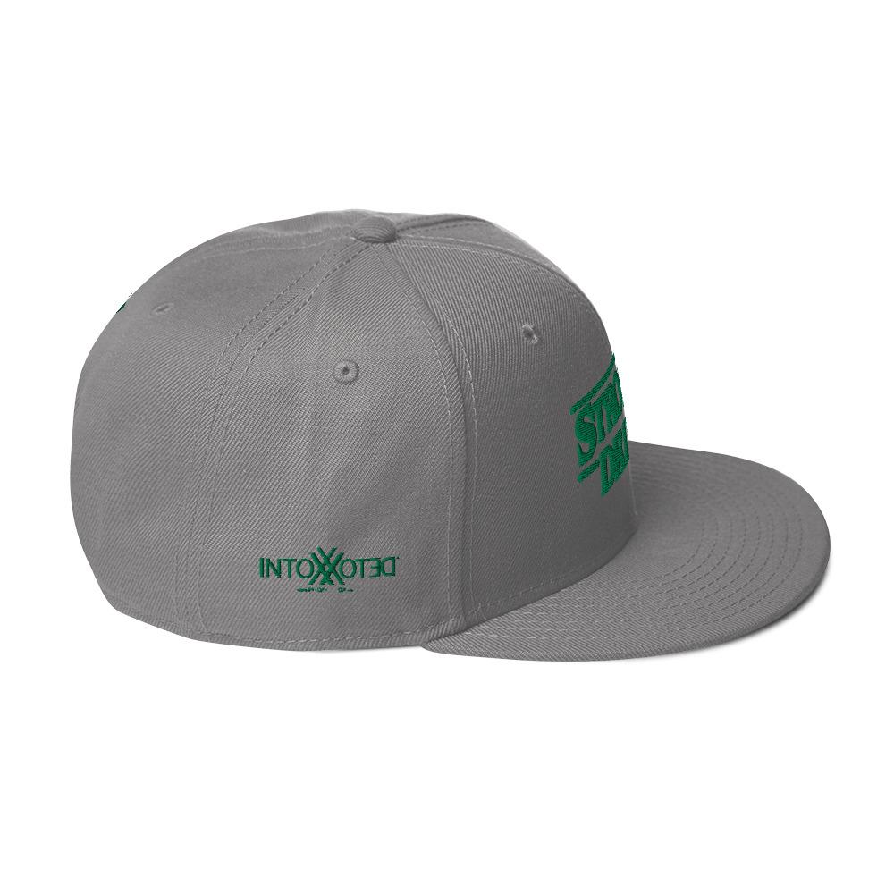 Stronger Drinks Green Snapback Hat