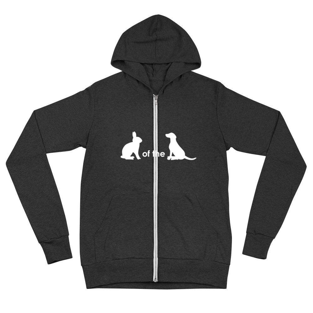 Hare of the Dog Unisex Zip Hoodie