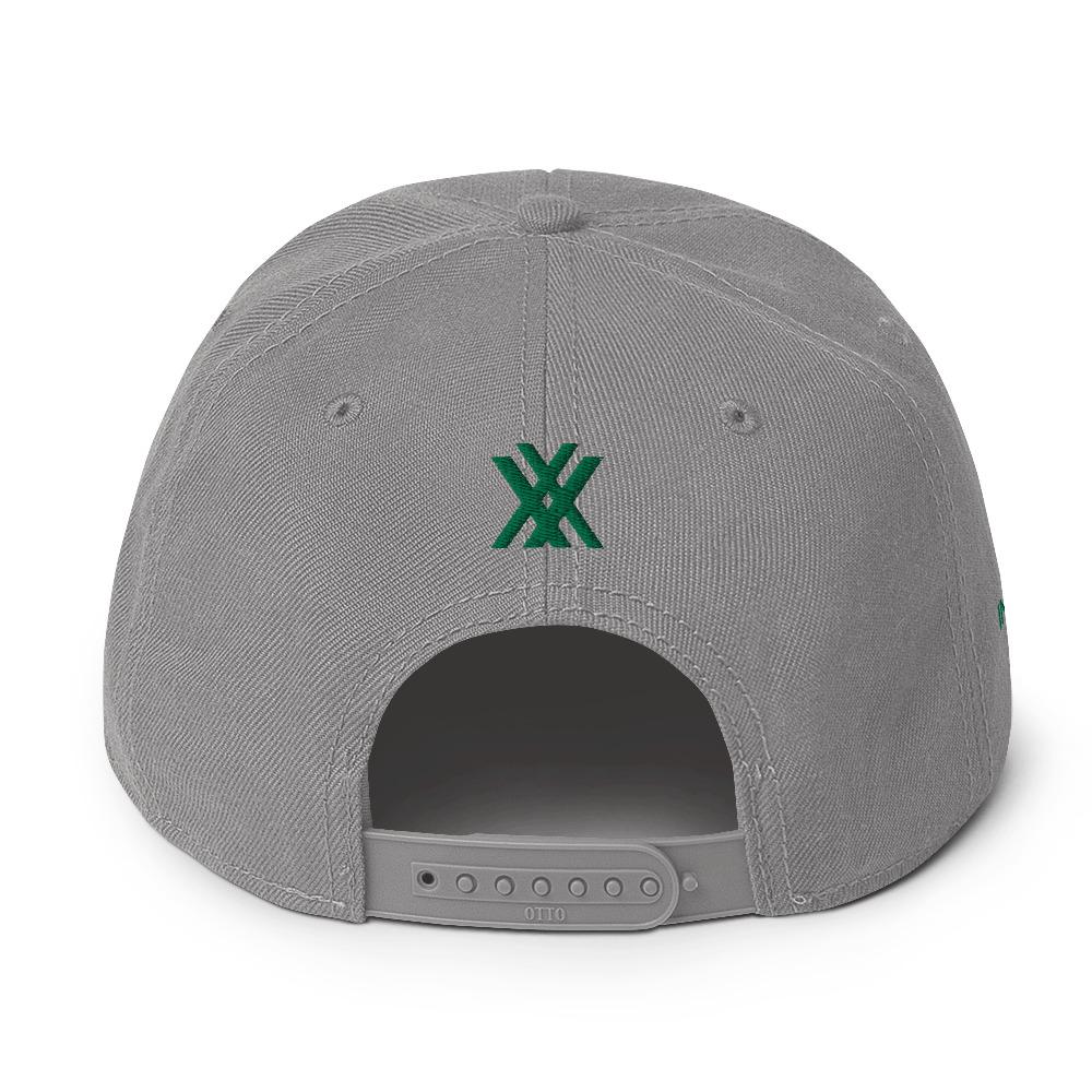 Stronger Drinks Green Snapback Hat