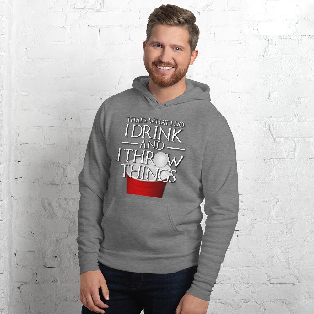 I Drink and I Pong Unisex hoodie