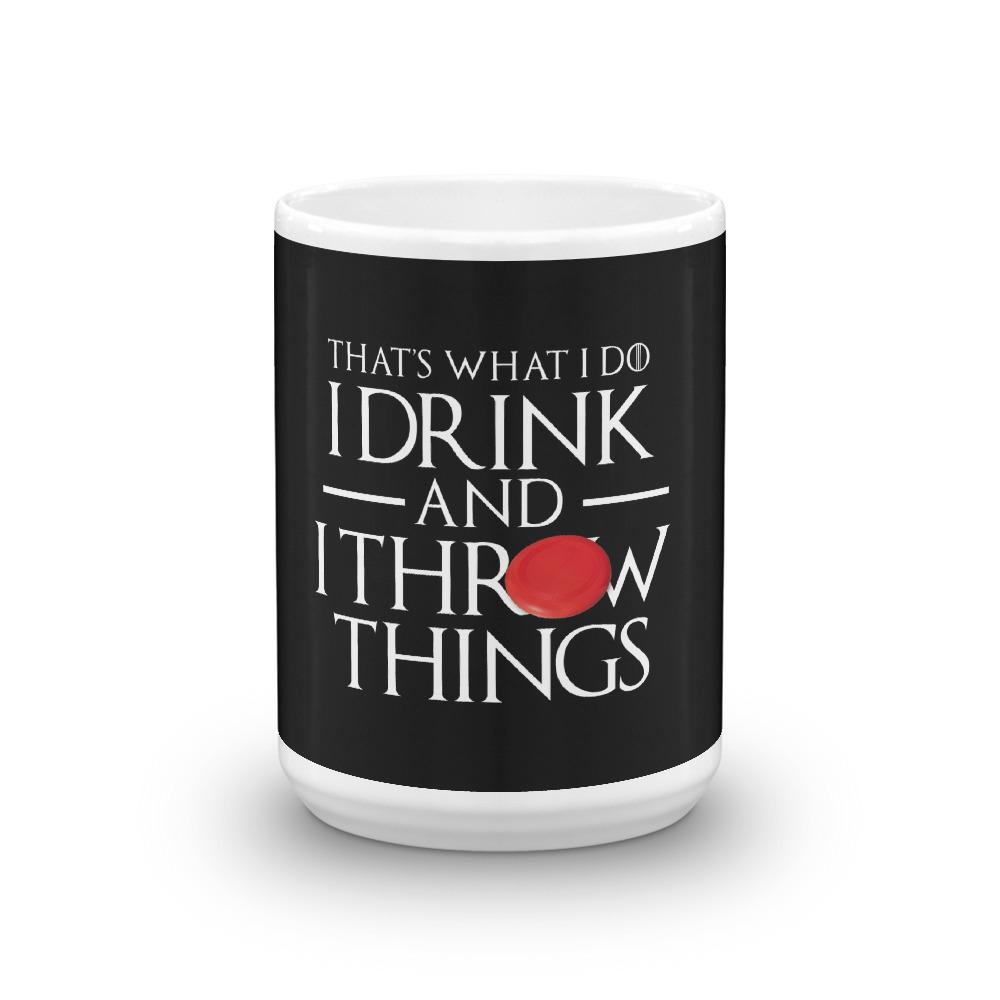 Ultimate Frisbee Drink and Throw Things Mug
