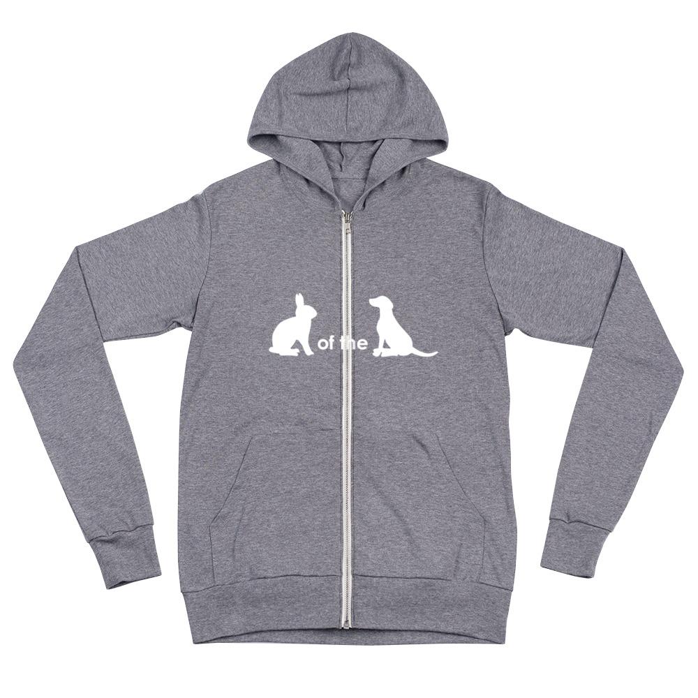 Hare of the Dog Unisex Zip Hoodie