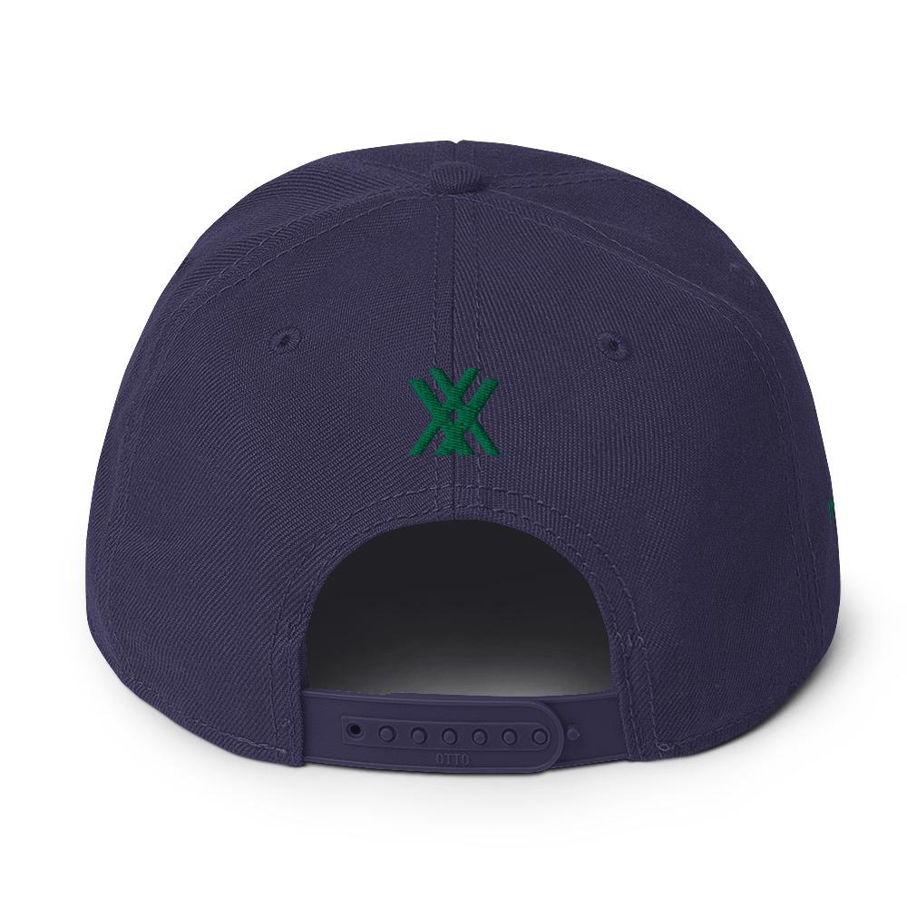 Stronger Drinks Green Snapback Hat
