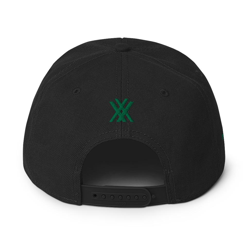 Stronger Drinks Green Snapback Hat
