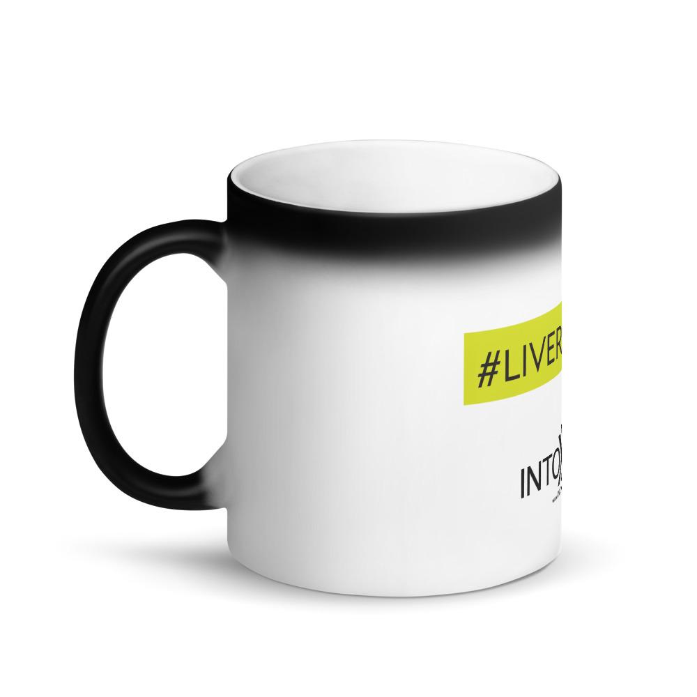 #LIVERSTRONG Matte Black Magic Mug