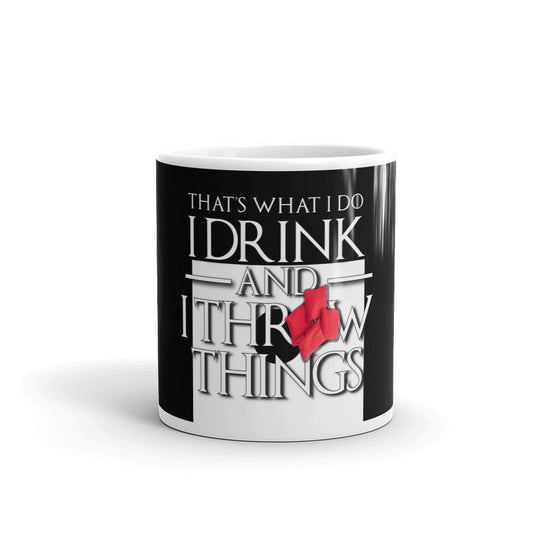 Cornhole Drink and Throw Things Mug
