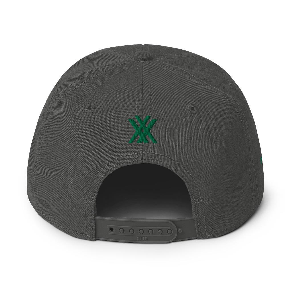 Stronger Drinks Green Snapback Hat
