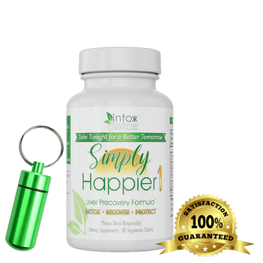 Simply Happier 1 Tablet  "Pre-Party" 2-Serving Sample Bottle