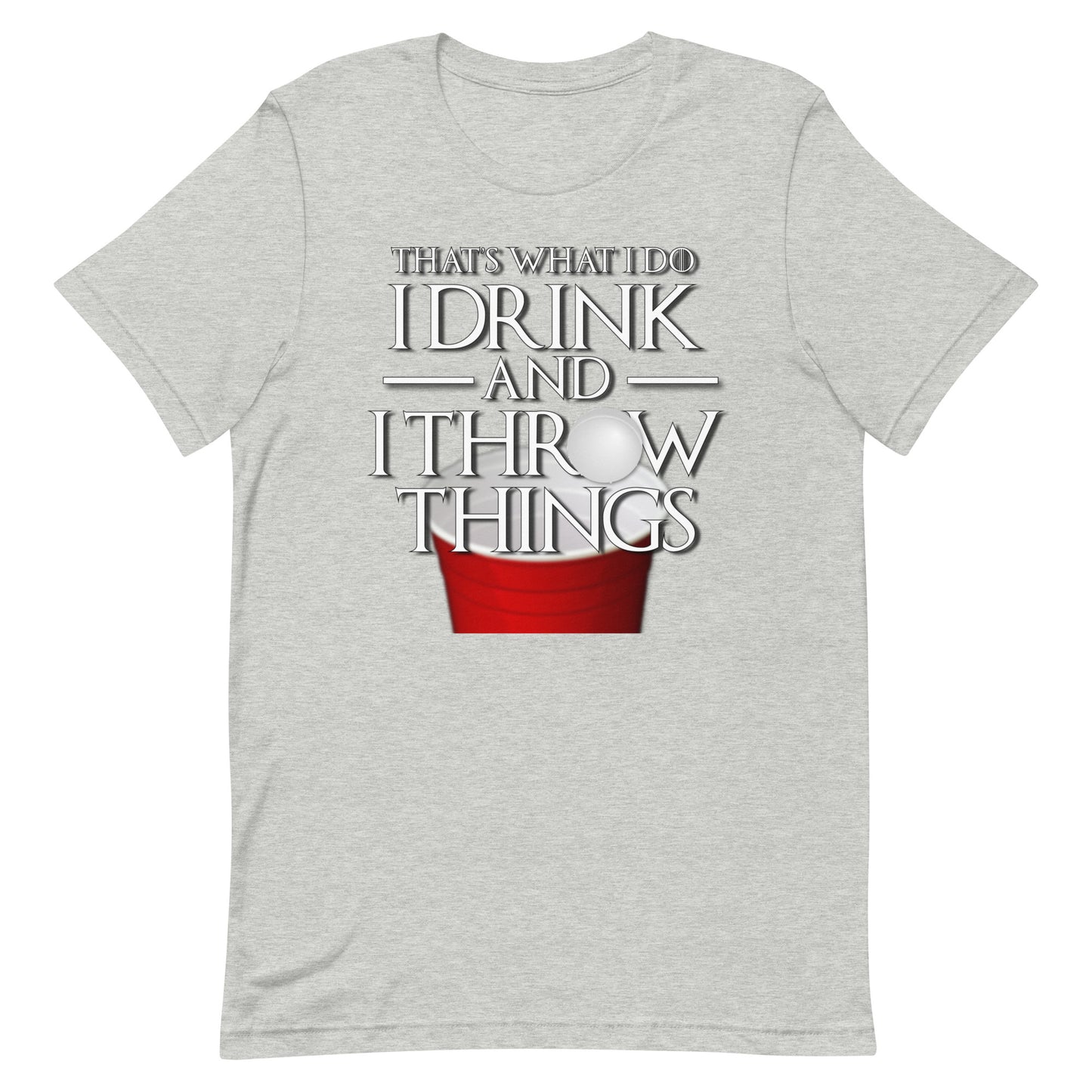 I Drink and I Pong Short-Sleeve Unisex T-Shirt