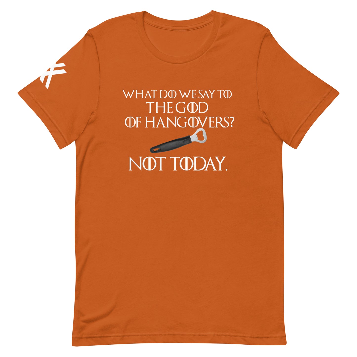 GOT God of Hangovers Beer Unisex t-shirt