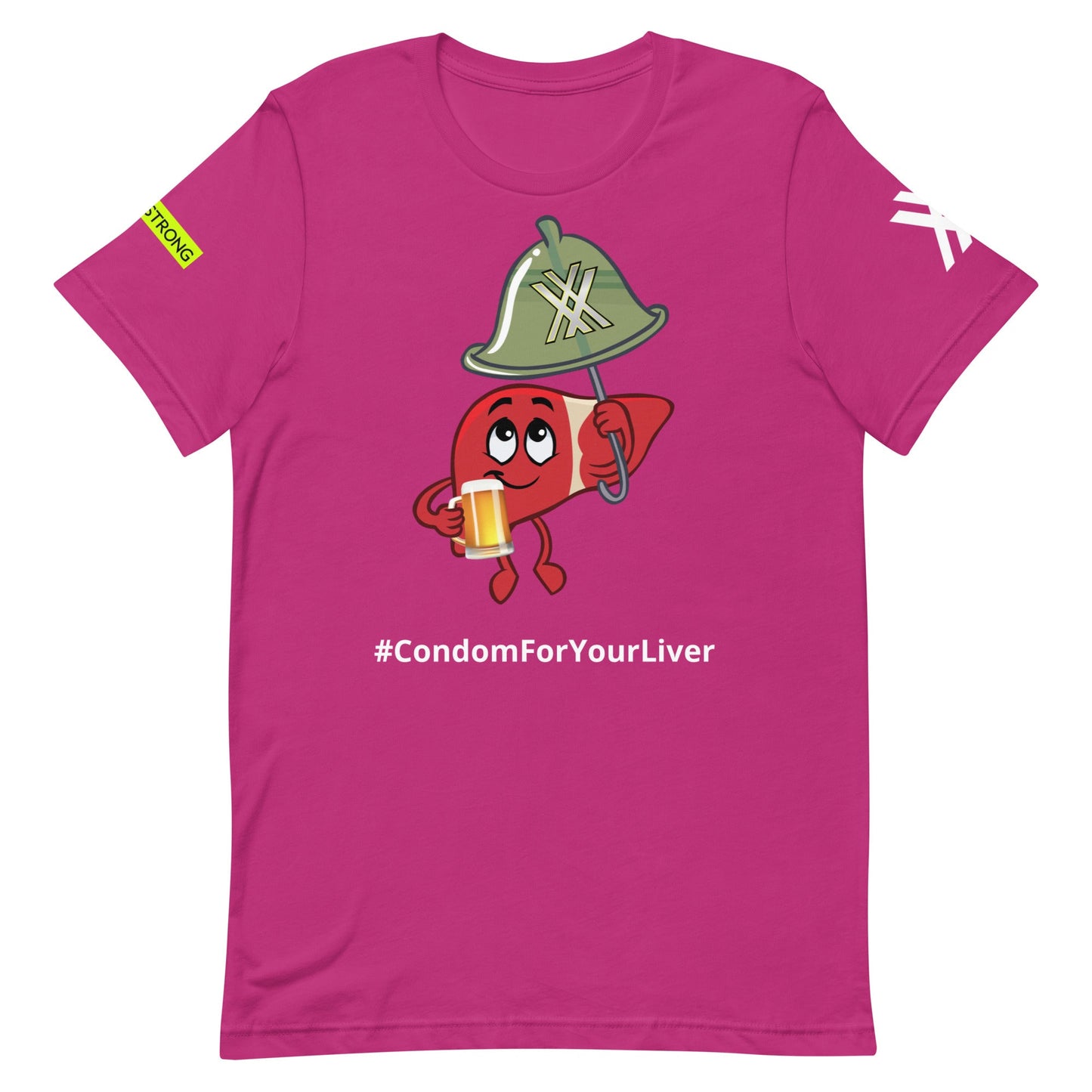 Condom for Your Liver Short-Sleeve Unisex T-Shirt