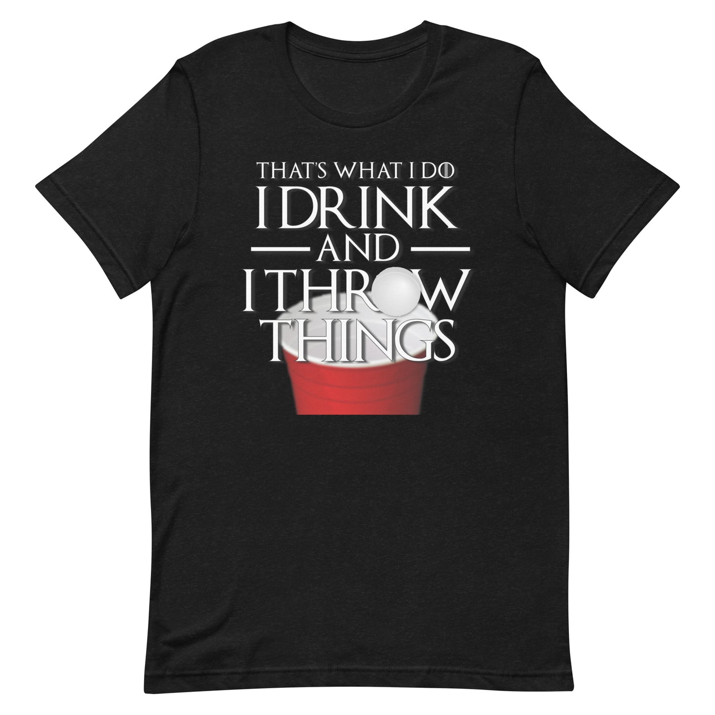 I Drink and I Pong Short-Sleeve Unisex T-Shirt