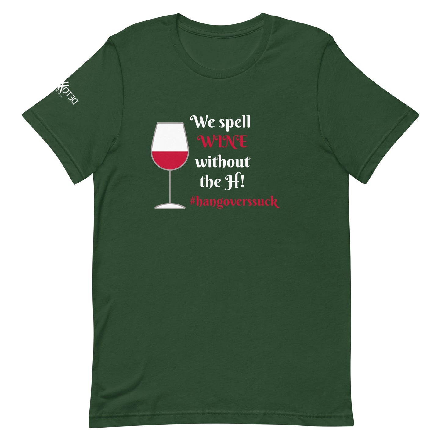 Wine Spelling Short-Sleeve Unisex T-Shirt