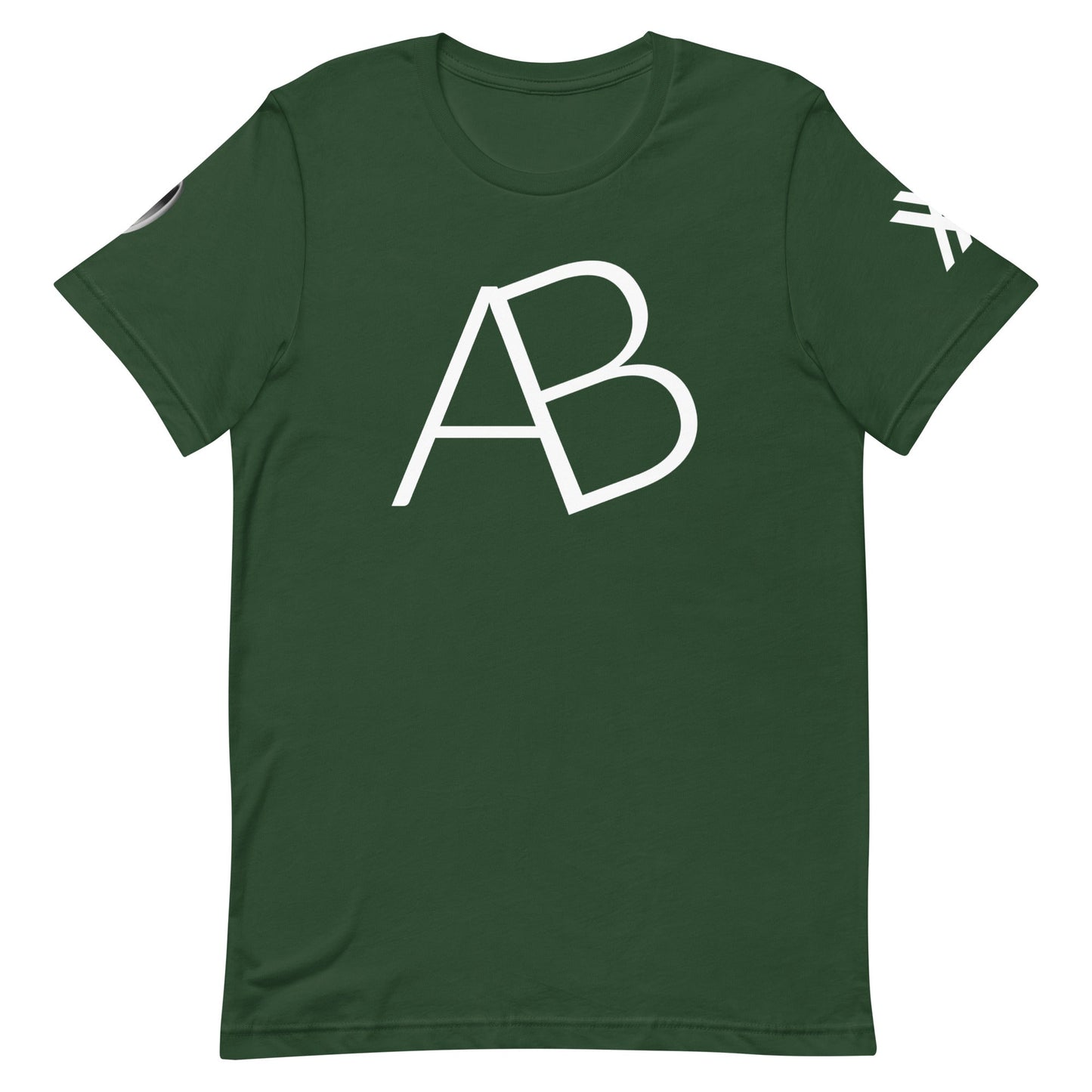 AB Tee with Red Button Unisex t-shirt