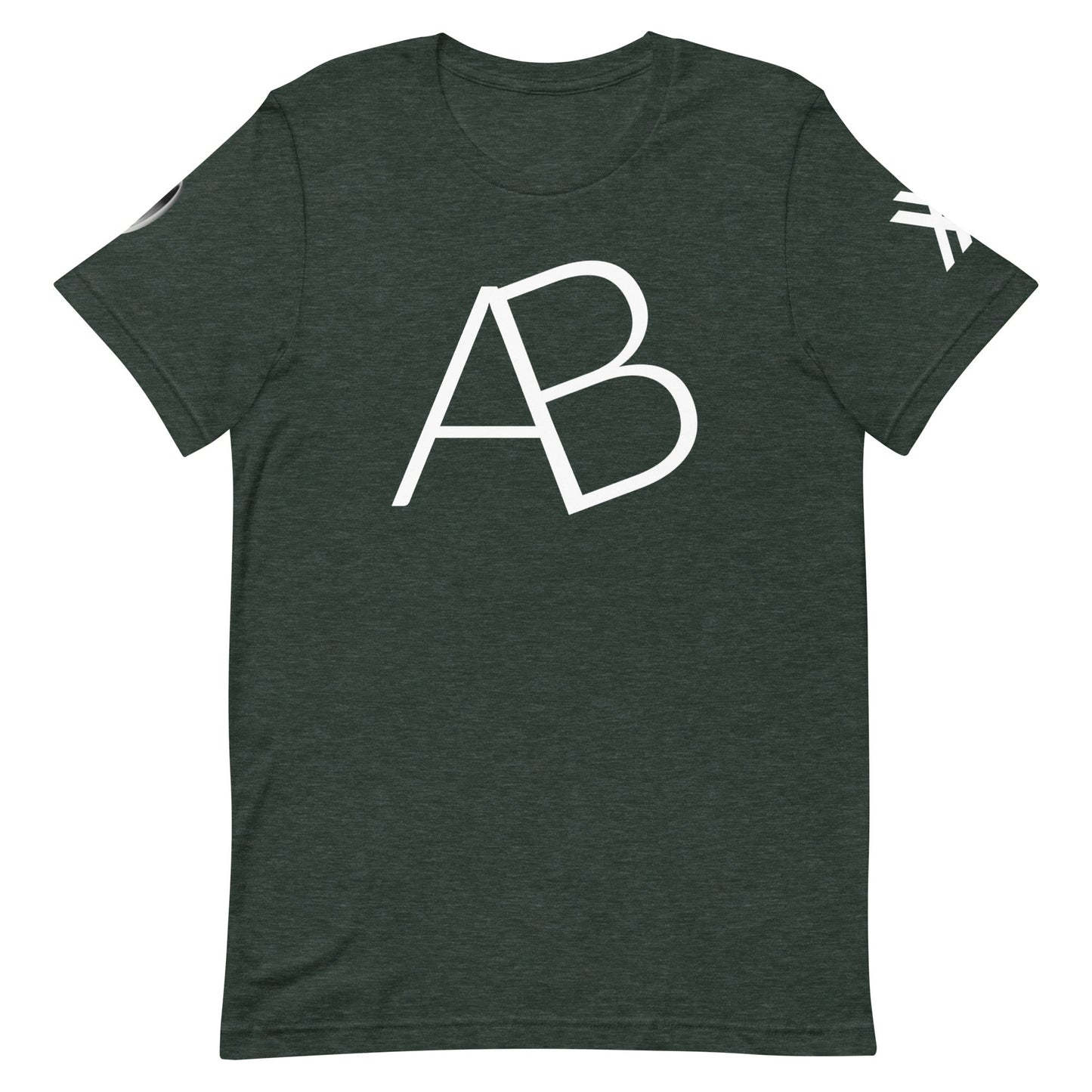 AB Tee with Red Button Unisex t-shirt