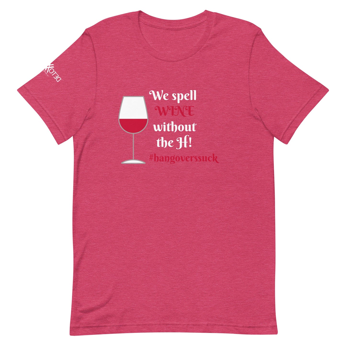 Wine Spelling Short-Sleeve Unisex T-Shirt