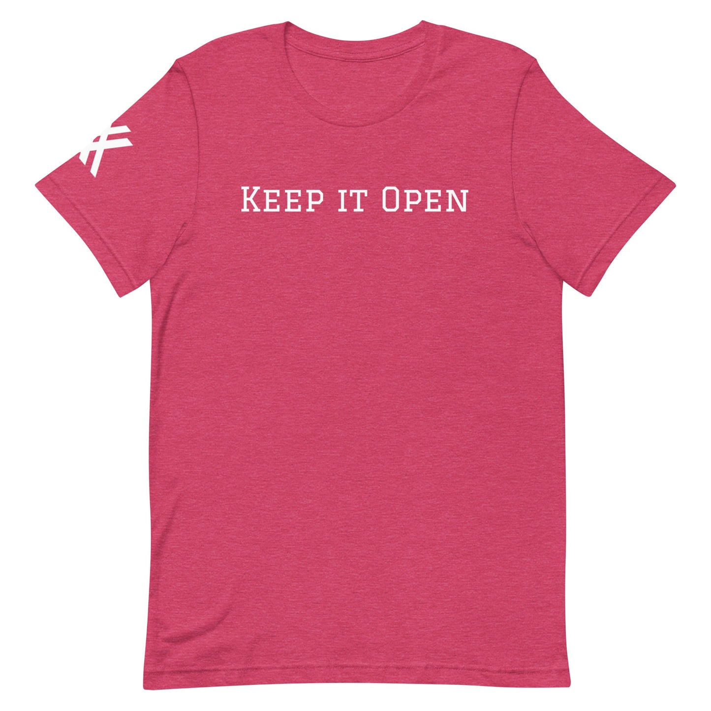 Keep it Open Short-Sleeve Unisex T-Shirt