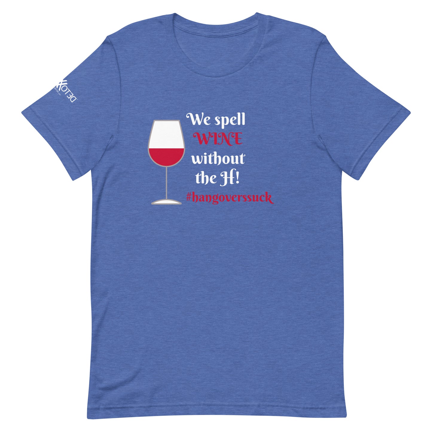 Wine Spelling Short-Sleeve Unisex T-Shirt
