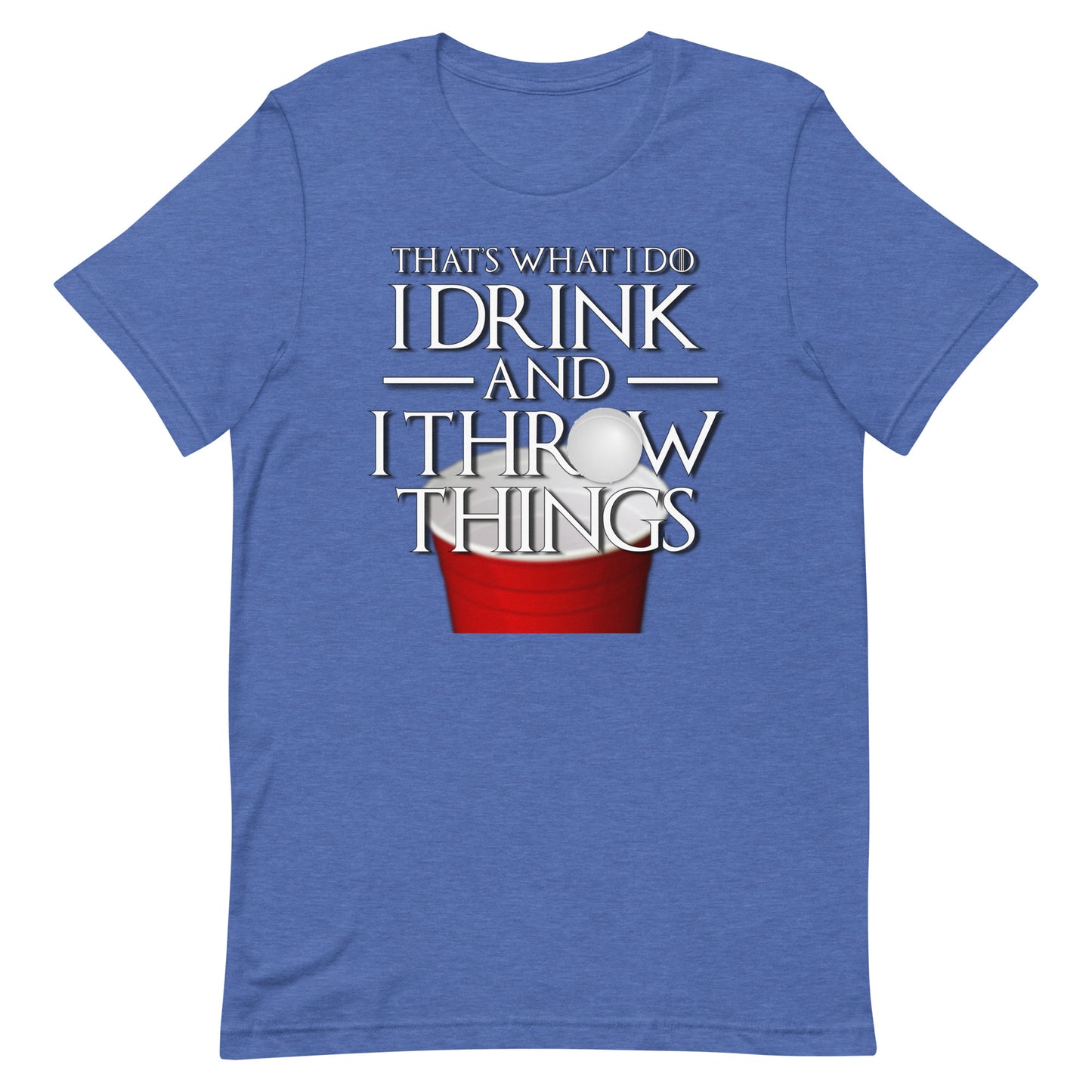 I Drink and I Pong Short-Sleeve Unisex T-Shirt