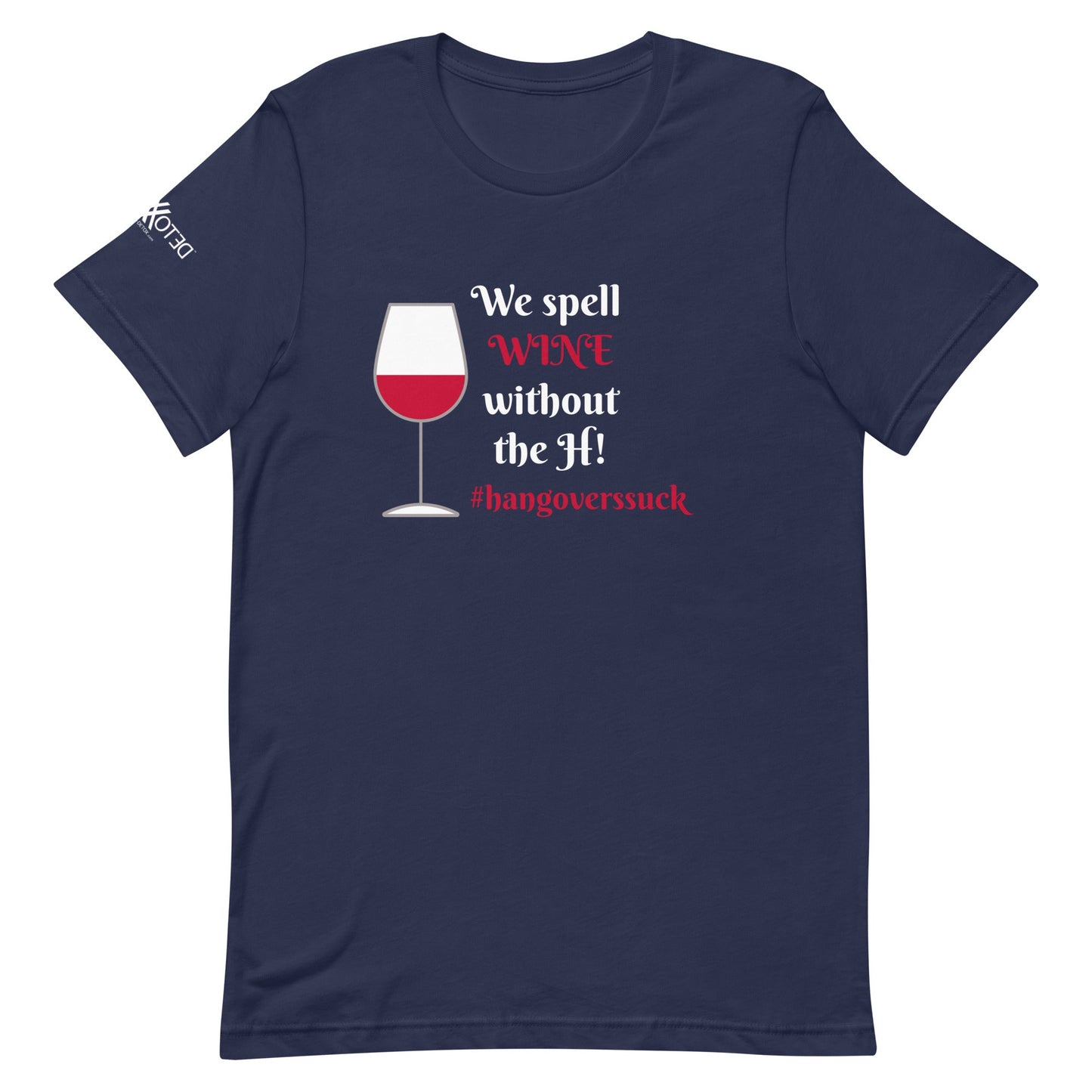 Wine Spelling Short-Sleeve Unisex T-Shirt