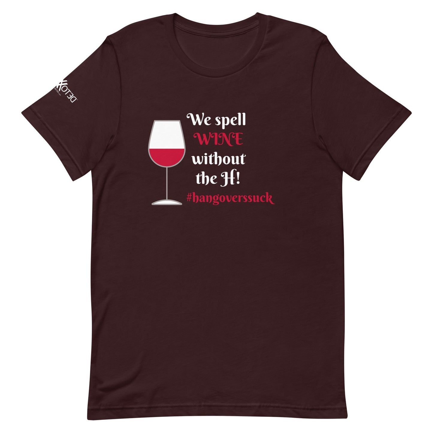 Wine Spelling Short-Sleeve Unisex T-Shirt