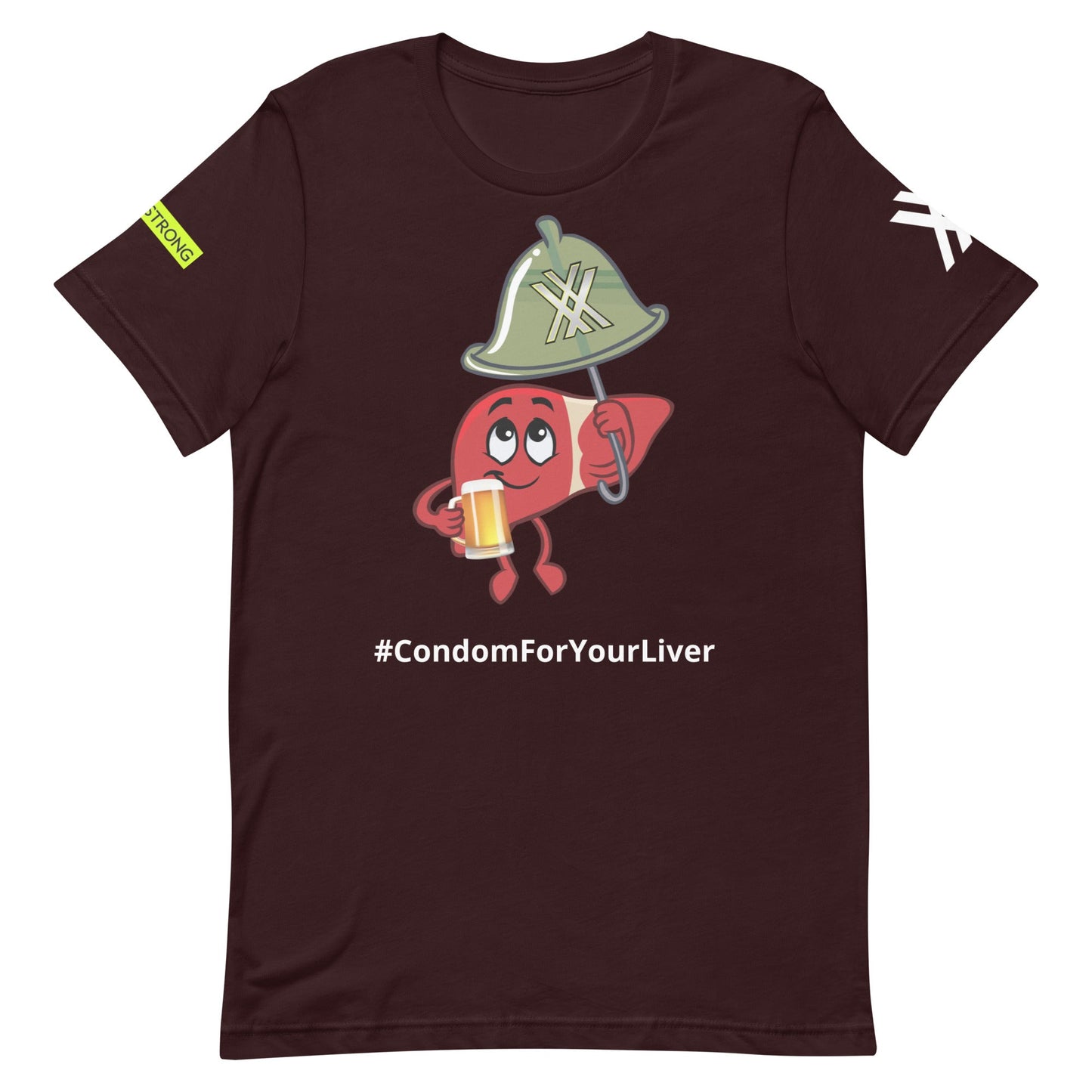 Condom for Your Liver Short-Sleeve Unisex T-Shirt