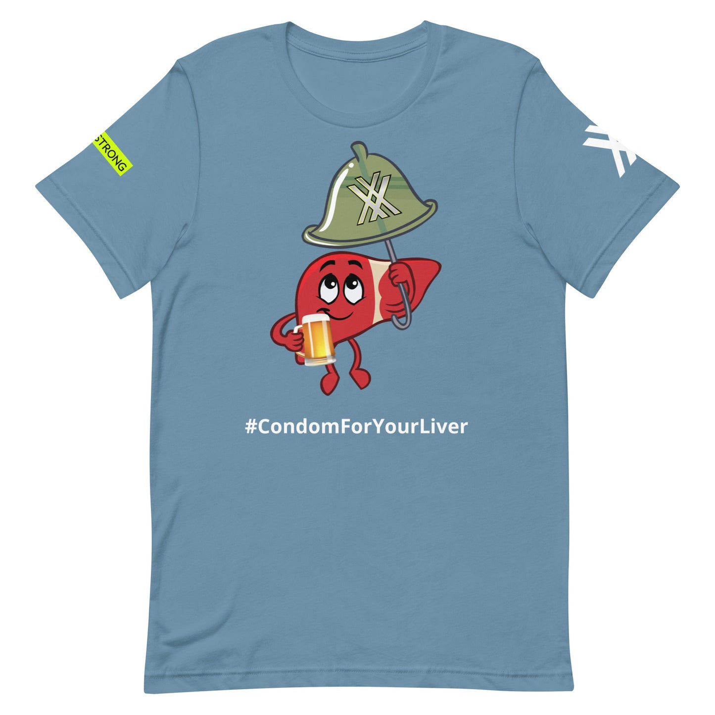 Condom for Your Liver Short-Sleeve Unisex T-Shirt