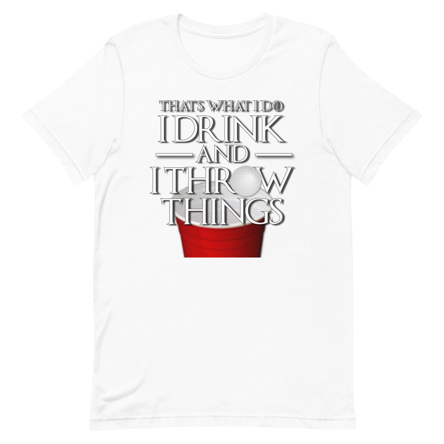 I Drink and I Pong Short-Sleeve Unisex T-Shirt