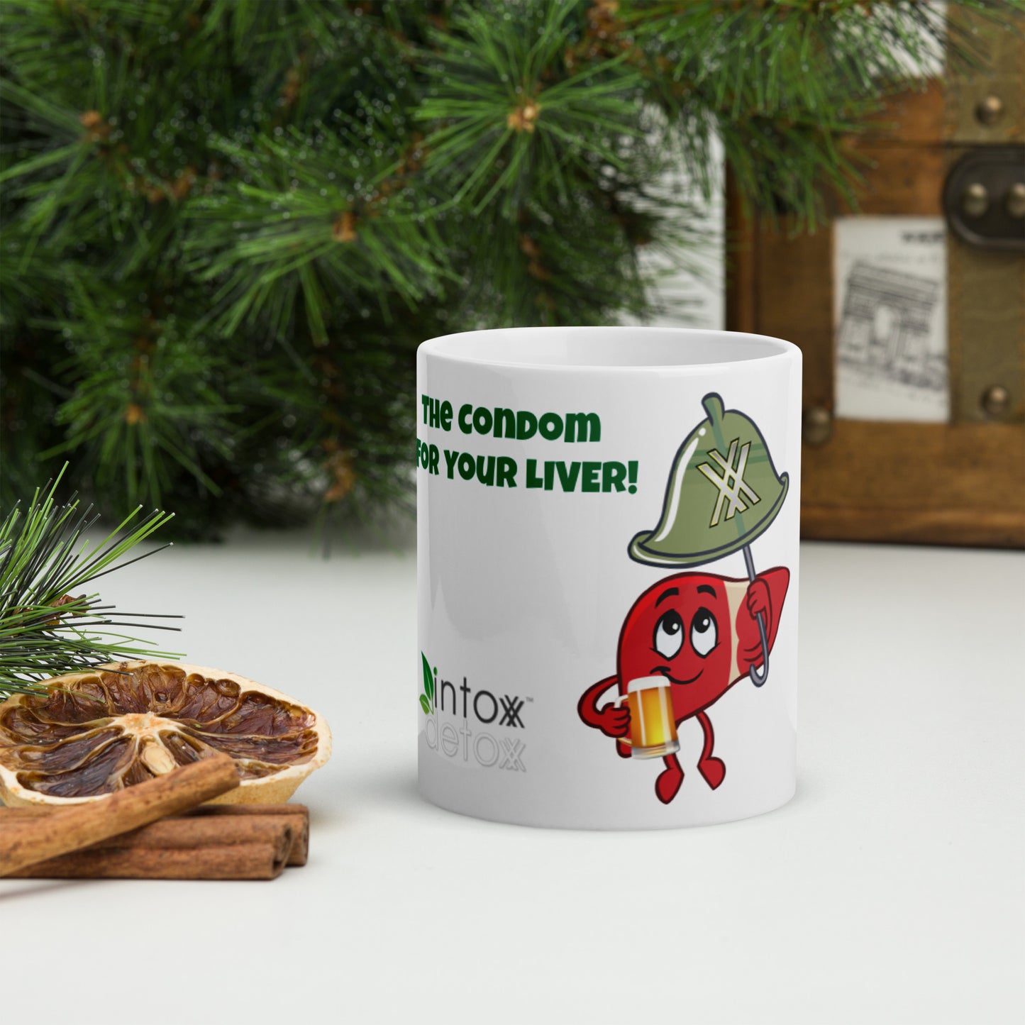 Condom for Your Liver Mug
