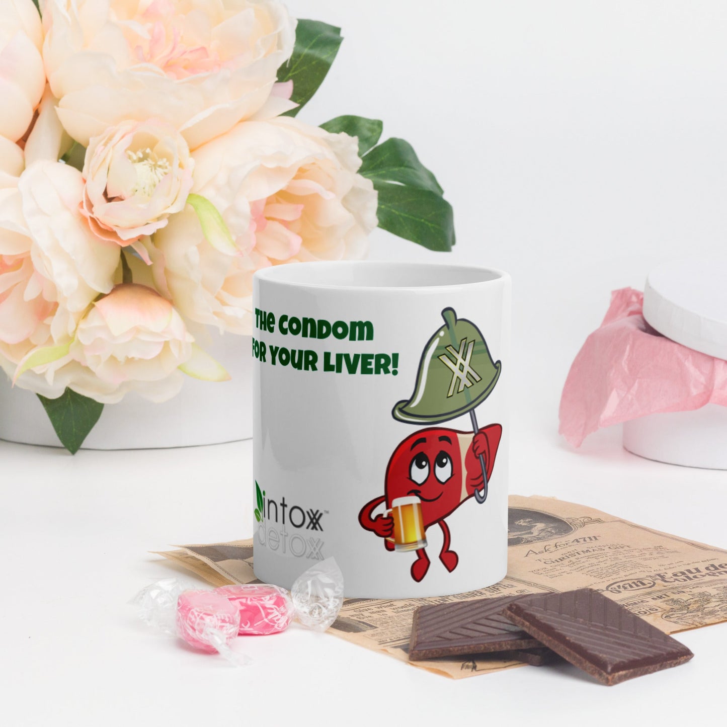 Condom for Your Liver Mug
