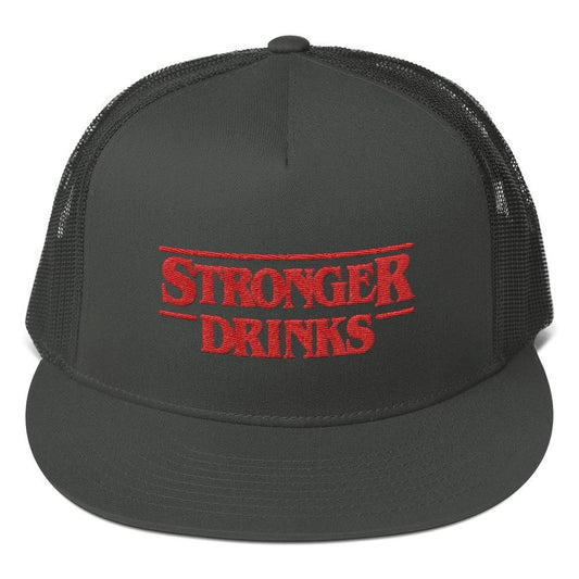 Stronger Drinks Mesh Back Snapback
