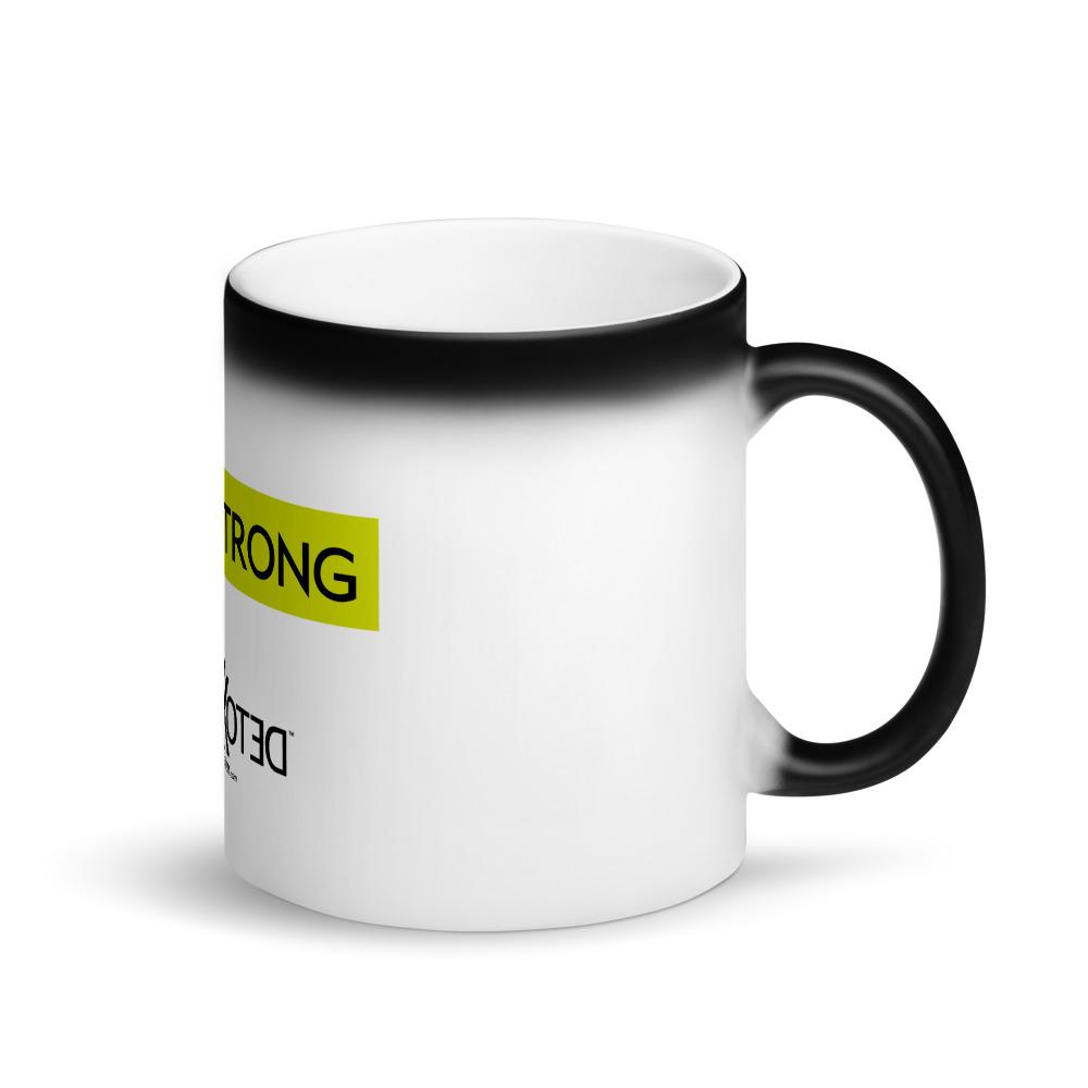 #LIVERSTRONG Matte Black Magic Mug