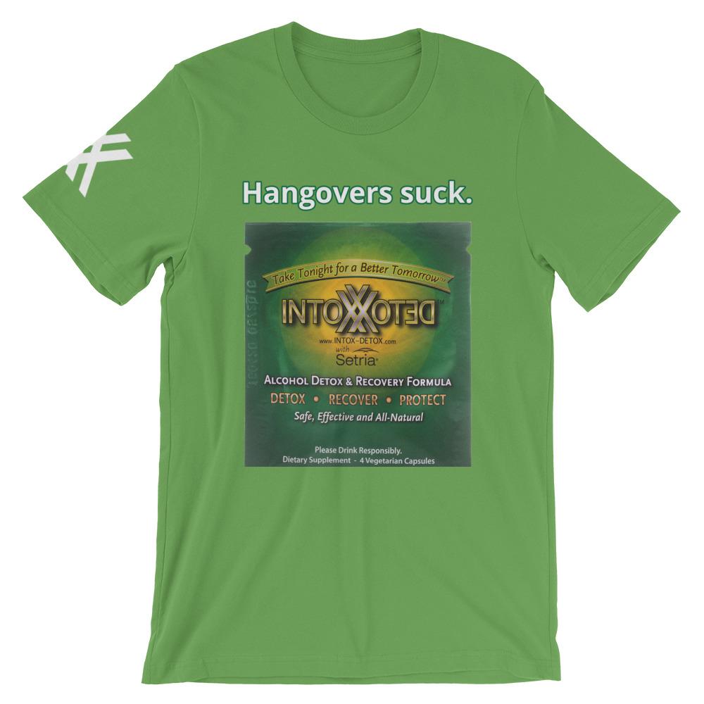 Hangovers Suck Legacy ID Label Short-Sleeve Unisex T-Shirt
