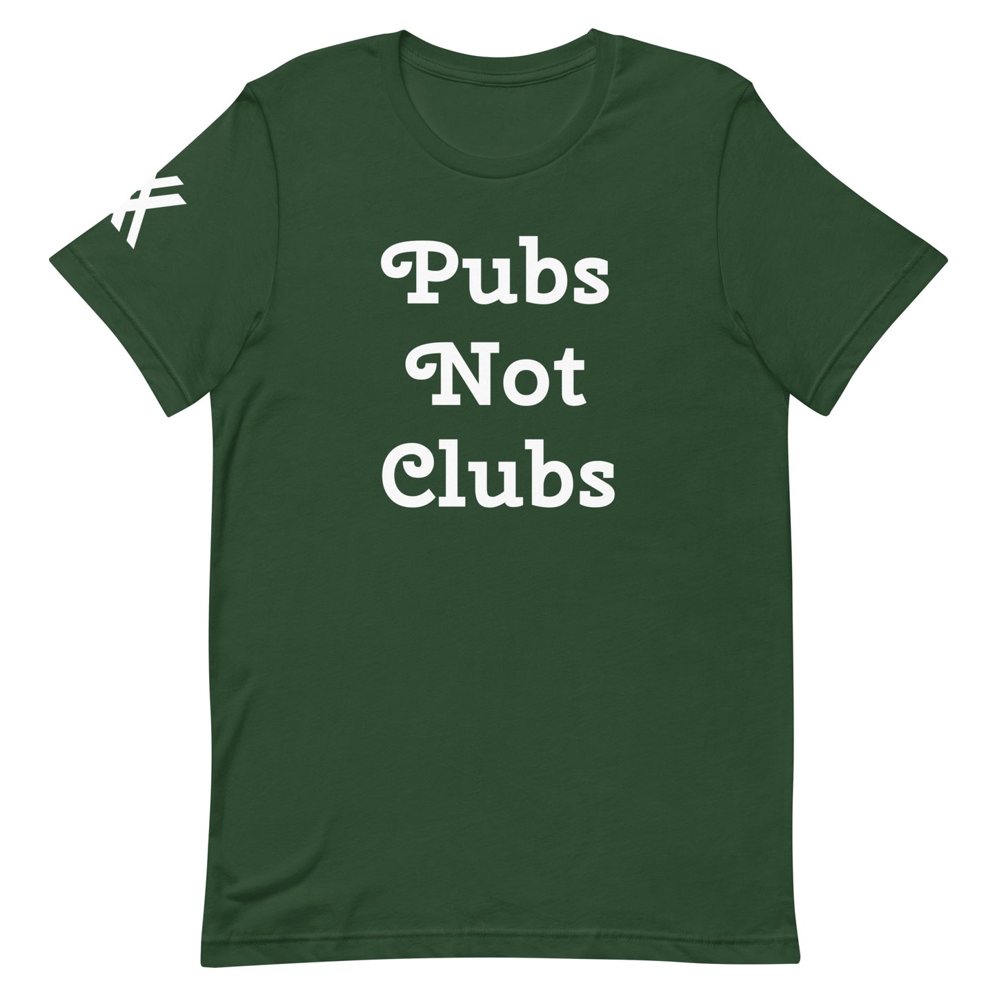 Pubs Not Clubs Short-Sleeve Unisex T-Shirt