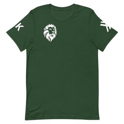 Green Lions Short-Sleeve Unisex T-Shirt with Customized # on Back