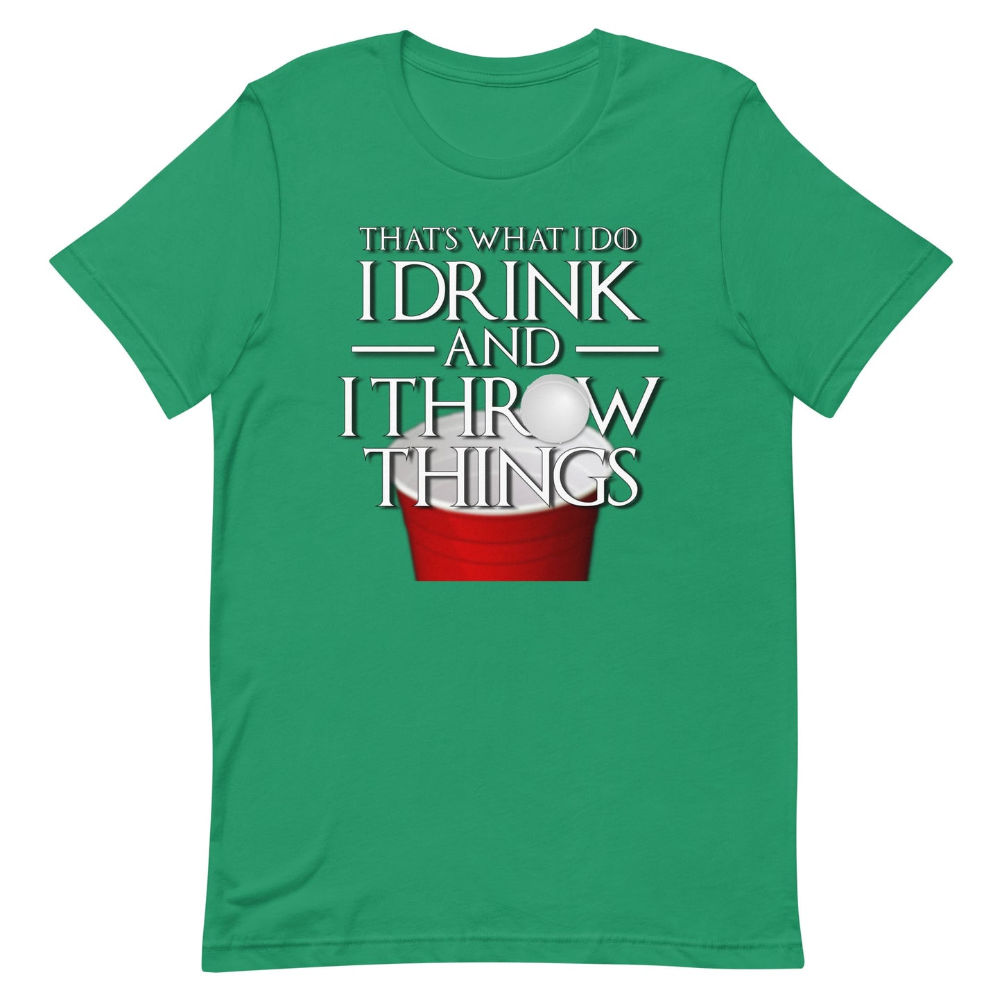 I Drink and I Pong Short-Sleeve Unisex T-Shirt