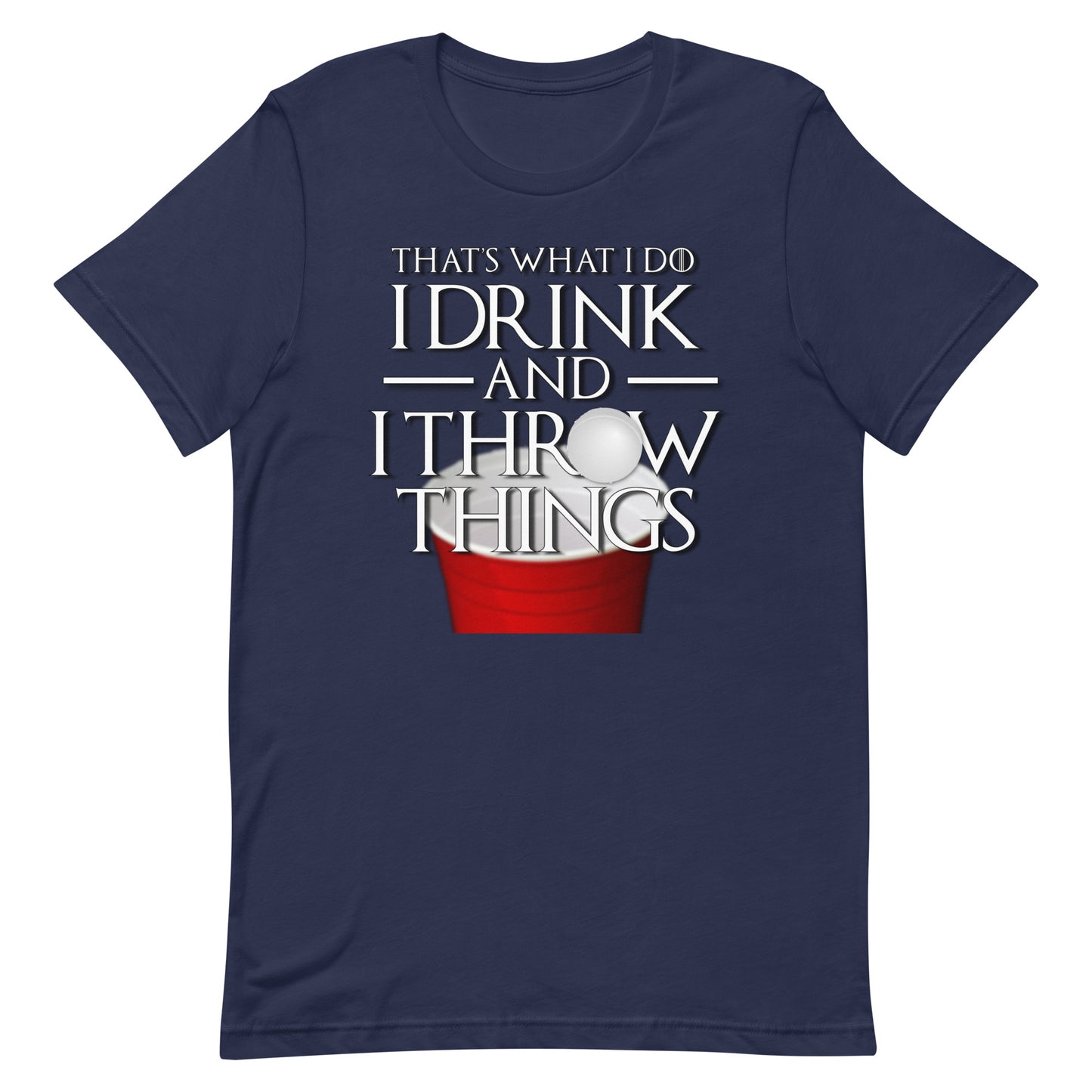 I Drink and I Pong Short-Sleeve Unisex T-Shirt
